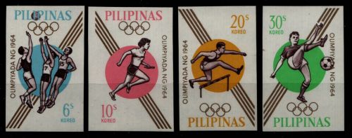 Philippinen 1964 - Mi-Nr. 762-765 B ** - MNH - Olympia Tokio