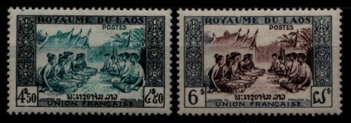 Laos 1952 - Mi-Nr. 29-30 ** - MNH - Folklore