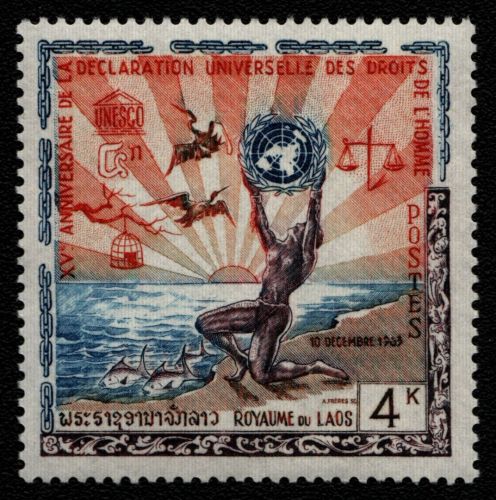 Laos 1963 - Mi-Nr. 135 A ** - MNH - Menschenrechte / Human rights