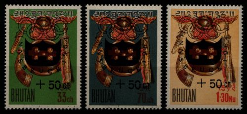 Bhutan 1964 - Mi-Nr. 19-21 ** - MNH - Olympia Innsbruck