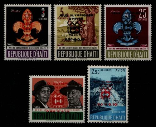 Haiti 1964 - Mi-Nr. 766-770 ** - MNH - Olympia Innsbruck