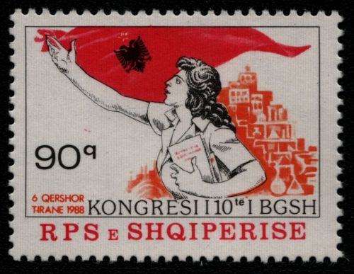 Albanien 1988 - Mi-Nr. 2361 ** - MNH - Frauenverband