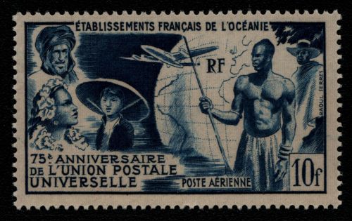 Franz. Ozeanien 1949 - Mi-Nr. 235 ** - MNH - 75 Jahre UPU