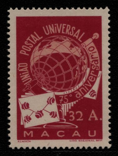 Macau 1949 - Mi-Nr. 359 ** - MNH - 75 Jahre UPU