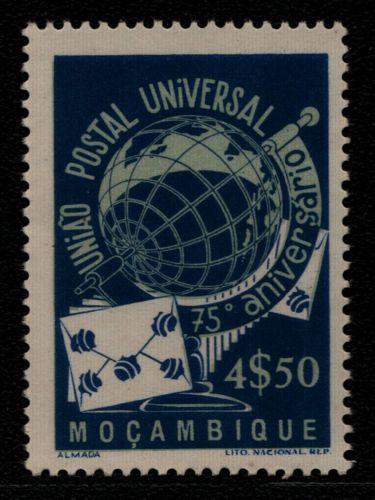 Mosambik 1949 - Mi-Nr. 382 ** - MNH - 75 Jahre UPU
