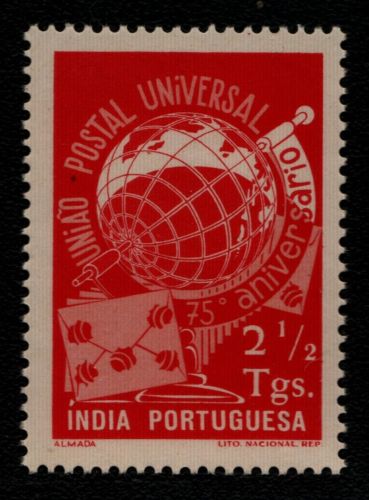 Portugiesisch Indien 1949 - Mi-Nr. 453 ** - MNH - 75 Jahre UPU