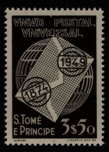 São Tomé & Príncipe 1949 - Mi-Nr. 363 ** - MNH - 75 Jahre UPU