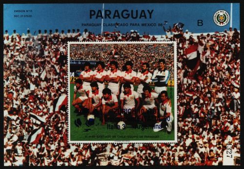 Paraguay 1987 - Mi-Nr. Block 443 ** - MNH - Fußball / Soccer