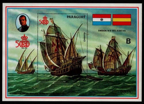 Paraguay 1987 - Mi-Nr. Block 444 ** - MNH - Schiffe / Ships (B)