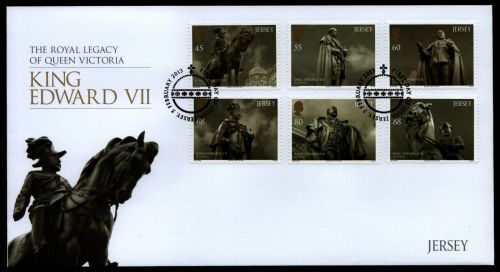 Jersey 2013 - Mi-Nr. 1701-1706 ** - MNH - FDC - König Edward VII