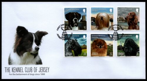 Jersey 2013 - Mi-Nr. 1708-1713 ** - MNH - FDC - Hunde / Dogs