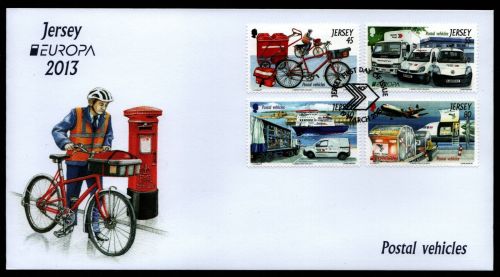 Jersey 2013 - Mi-Nr. 1714-1717 ** - MNH - FDC - Transport