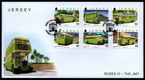 Jersey 2013 - Mi-Nr. 1718-1723 ** - MNH - FDC - Omnibusse