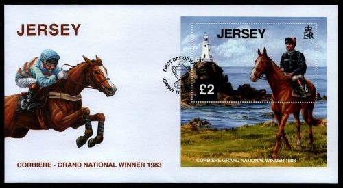 Jersey 2013 - Mi-Nr. Block 105 ** - MNH - FDC - Pferde / Horses