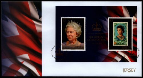 Jersey 2013 - Mi-Nr. Block 107 ** - MNH - FDC - Queen Elizabeth