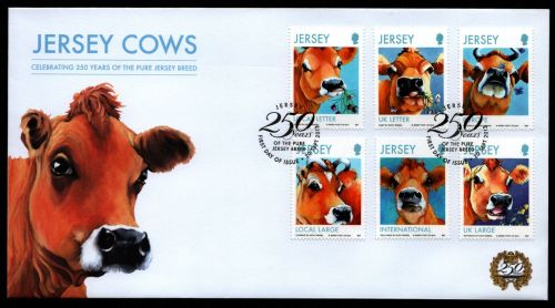 Jersey 2013 - Mi-Nr. 1763-1768 ** - MNH - FDC - Rinder / Cattles
