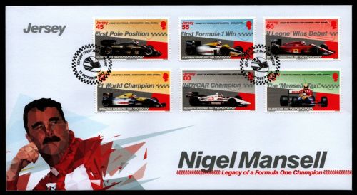 Jersey 2013 - Mi-Nr. 1769-1774 ** - MNH - FDC - Nigel Mansell