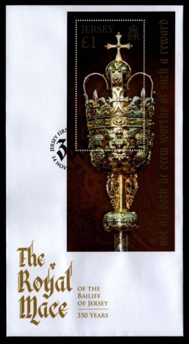 Jersey 2013 - Mi-Nr. Block 112 ** - MNH - FDC - Jersey-Zepter