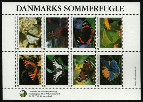 Dänemark - Privatausgabe - Vignetten - Cinderella - Schmetterlinge / Butterflies