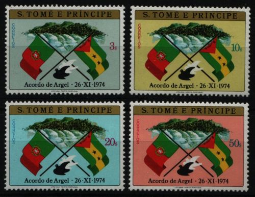 São Tomé & Príncipe 1975 - Mi-Nr. 422-425 ** - MNH - Vertrag von Algier