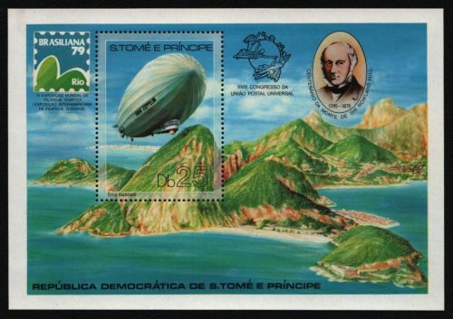 São Tomé & Príncipe 1979 - Mi-Nr. Block 36 A ** - MNH - Luftfahrt / Aviation