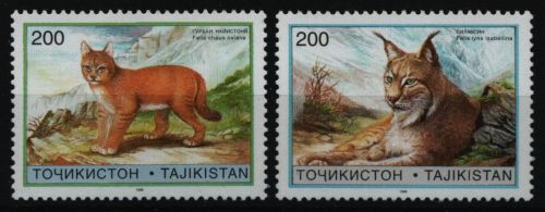 Tadschikistan 1996 - Mi-Nr. 98-99 ** - MNH - Wildtiere / Wild animals
