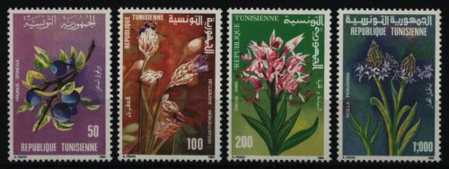 Tunesien 1994 - Mi-Nr. 1286-1289 ** - MNH - Blumen / Flowers