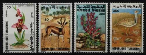 Tunesien 1995 - Mi-Nr. 1321-1324 ** - MNH - Fauna & Flora