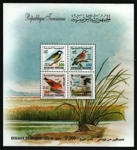 Tunesien 2001 - Mi-Nr. Block 33 ** - MNH - Vögel / Birds