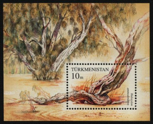 Turkmenistan 1994 - Mi-Nr. Block 4 ** - MNH - Bäume / Trees