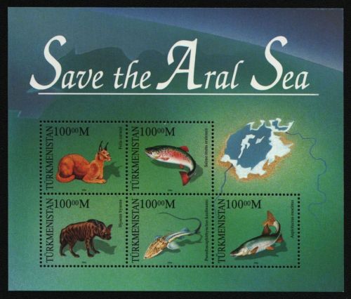 Turkmenistan 1996 - Mi-Nr. Block 6 ** - MNH - Fauna