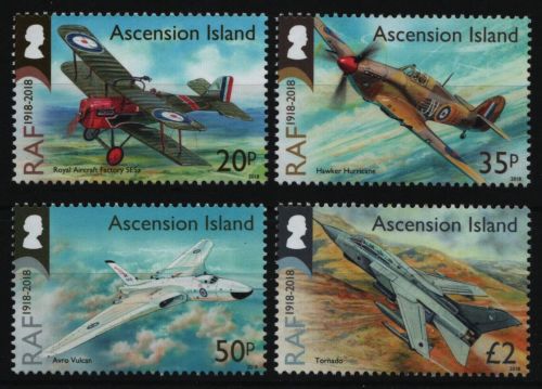 Ascension 2018 - Mi-Nr. 1346-1349 ** - MNH - Flugzeuge / Airplanes