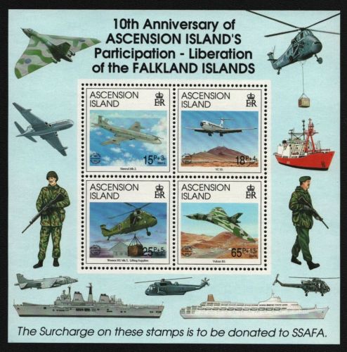 Ascension 1992 - Mi-Nr. Block 23 ** - MNH - Flugzeuge / Airplanes