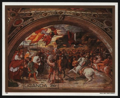 Uganda 1983 - Mi-Nr. Block 40 ** - MNH - Gemälde / Paintings