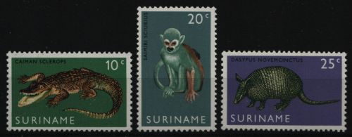 Surinam 1969 - Mi-Nr. 558-560 ** - MNH - Wildtiere / Wild animals