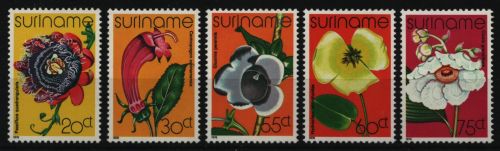Surinam 1978 - Mi-Nr. 807-811 ** - MNH - Blüten / Blossoms