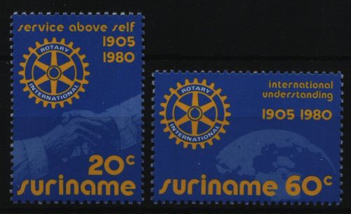 Surinam 1980 - Mi-Nr. 894-895 ** - MNH - Rotary