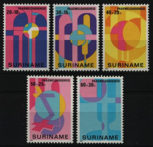 Surinam 1980 - Mi-Nr. 896-900 ** - MNH - Ostern / Easter