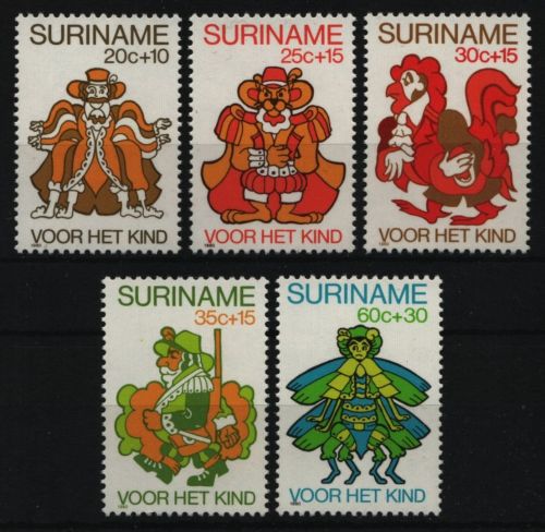 Surinam 1980 - Mi-Nr. 918-922 ** - MNH - Märchen