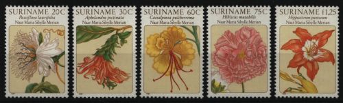 Surinam 1981 - Mi-Nr. 929-933 ** - MNH - Blumen / Flowers