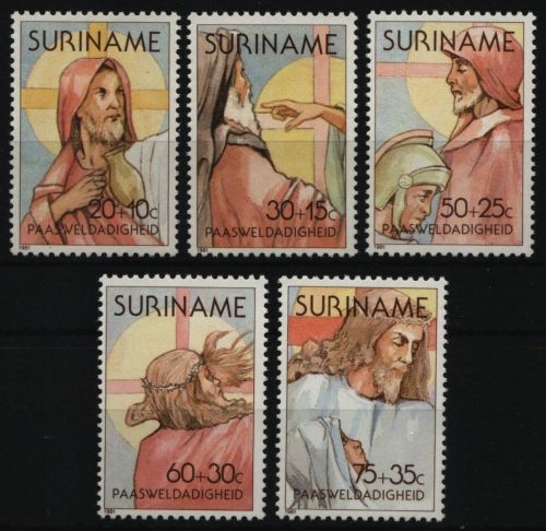 Surinam 1981 - Mi-Nr. 938-942 ** - MNH - Ostern