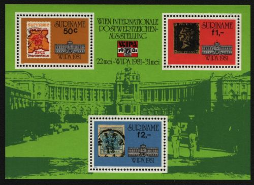 Surinam 1981 - Mi-Nr. Block 30 ** - MNH - Marke auf Marke