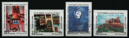 Jordanien 2002 - Mi-Nr. 1796-1799 ** - MNH - Gemälde / Paintings