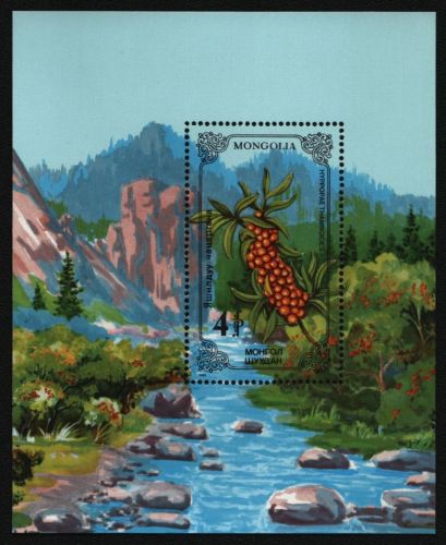Mongolei 1985 - Mi-Nr. Block 109 ** - MNH - Blumen / Flowers