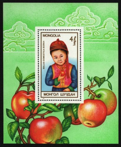 Mongolei 1987 - Mi-Nr. Block 120 ** - MNH - Früchte / Fruits