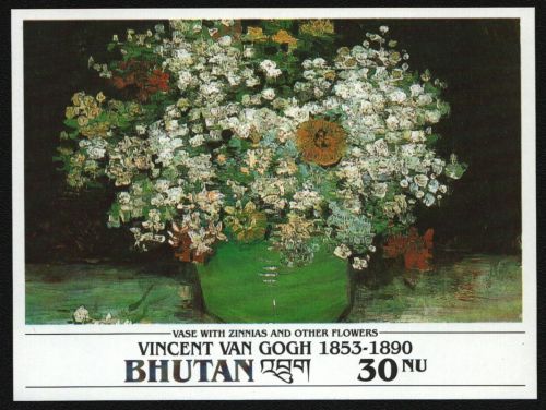 Bhutan 1991 - Mi-Nr. Block 324 ** - MNH - Gemälde - van Gogh