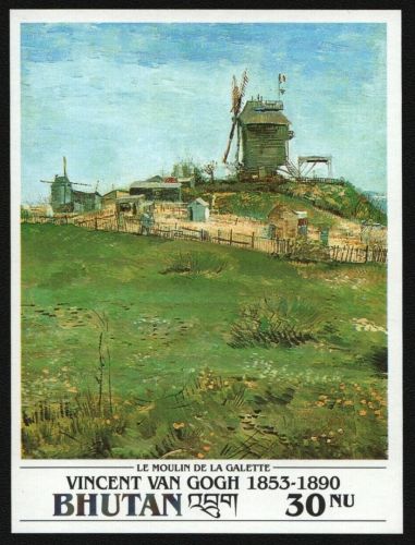 Bhutan 1991 - Mi-Nr. Block 326 ** - MNH - Gemälde - van Gogh