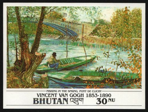 Bhutan 1991 - Mi-Nr. Block 329 ** - MNH - Gemälde - van Gogh