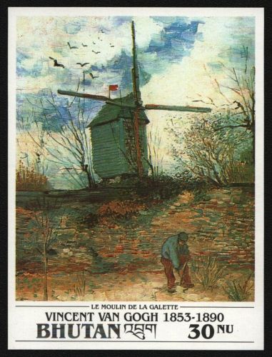 Bhutan 1991 - Mi-Nr. Block 332 ** - MNH - Gemälde - van Gogh