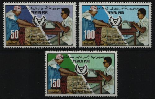 Südjemen 1981 - Mi-Nr. 284-286 ** - MNH - Jahr der Behinderten